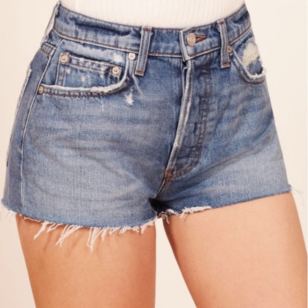 Reformation Dixie high rise shorts